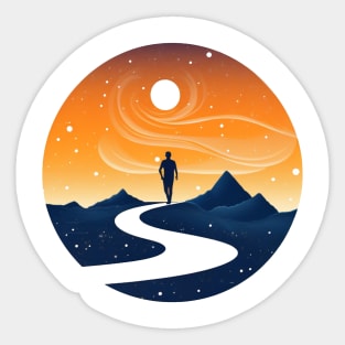 The Path of Life Sticker